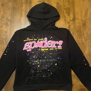 P*nk Sp5der hoodie V2 size medium ( Brand New)